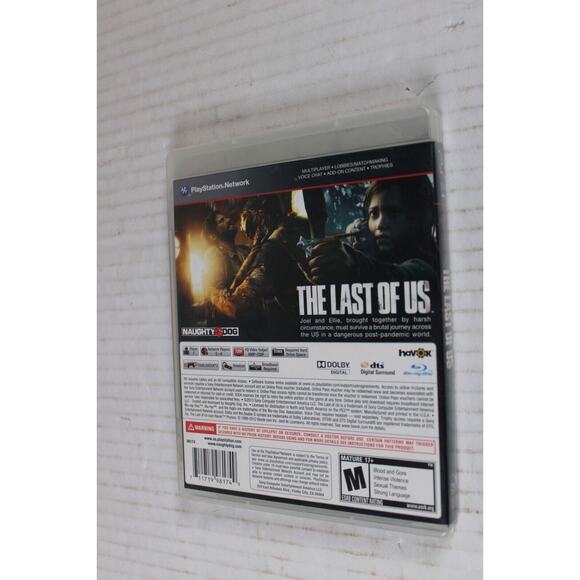 The Last of Us (Sony PlayStation 3, 2013, PS3) W/ Naughty Dog Stickers - Picture 5 of 12